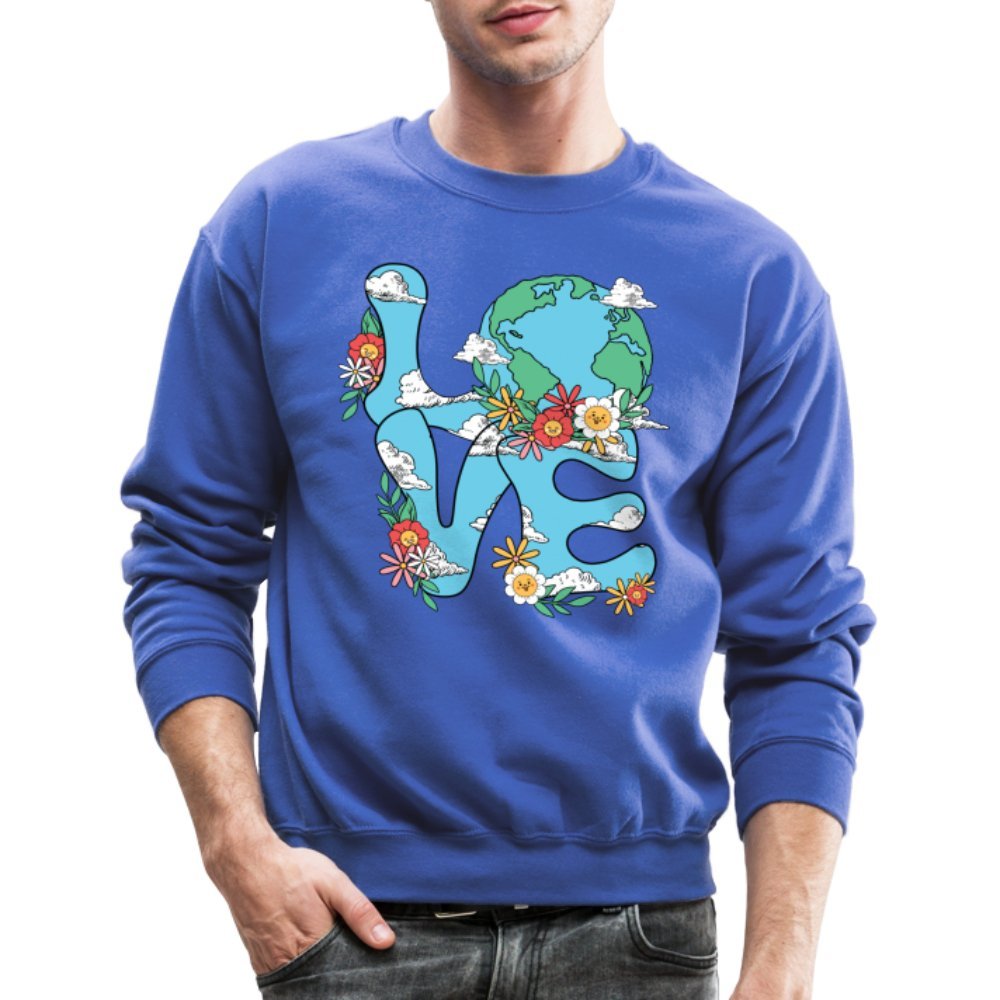 Planet's Natural Beauty Sweatshirt (Earth Day) - royal blue