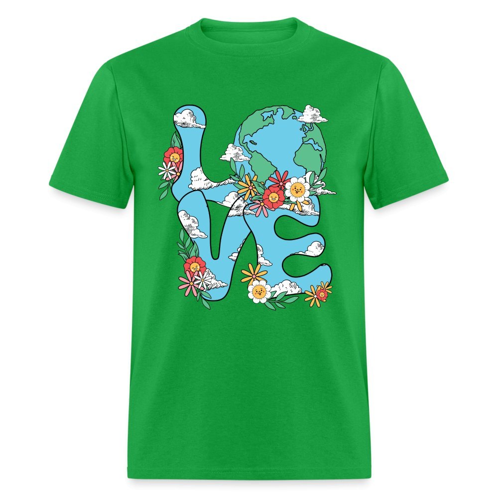 Planet's Natural Beauty T-Shirt (Earth Day) - bright green