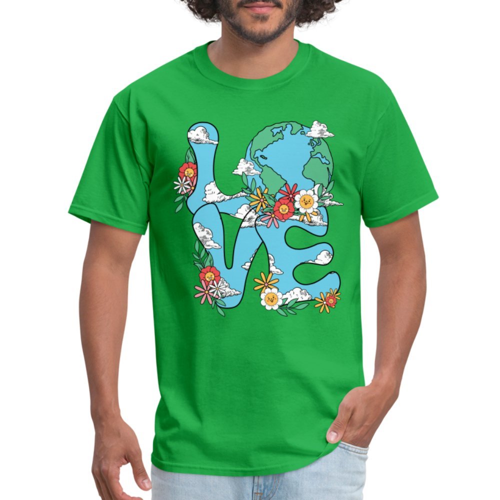 Planet's Natural Beauty T-Shirt (Earth Day) - bright green