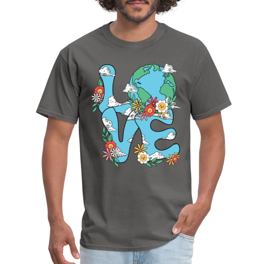 Planet's Natural Beauty T-Shirt (Earth Day) - charcoal