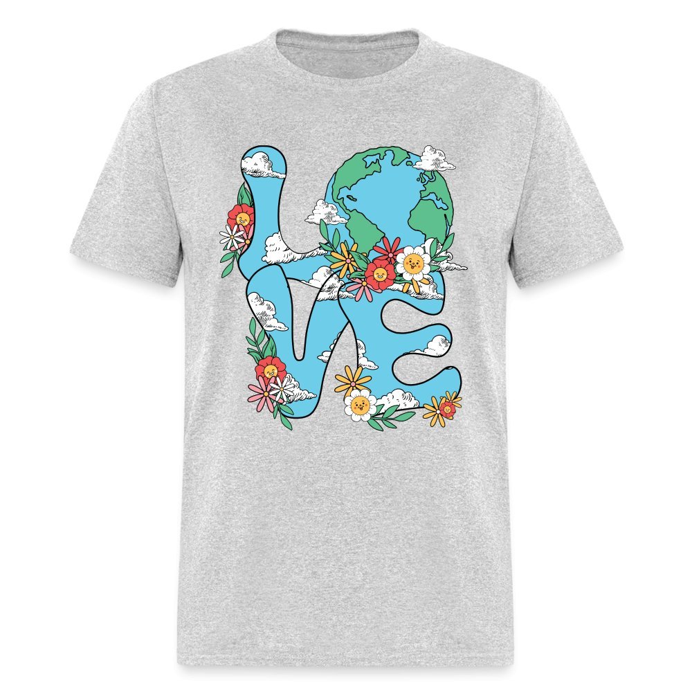 Planet's Natural Beauty T-Shirt (Earth Day) - heather gray