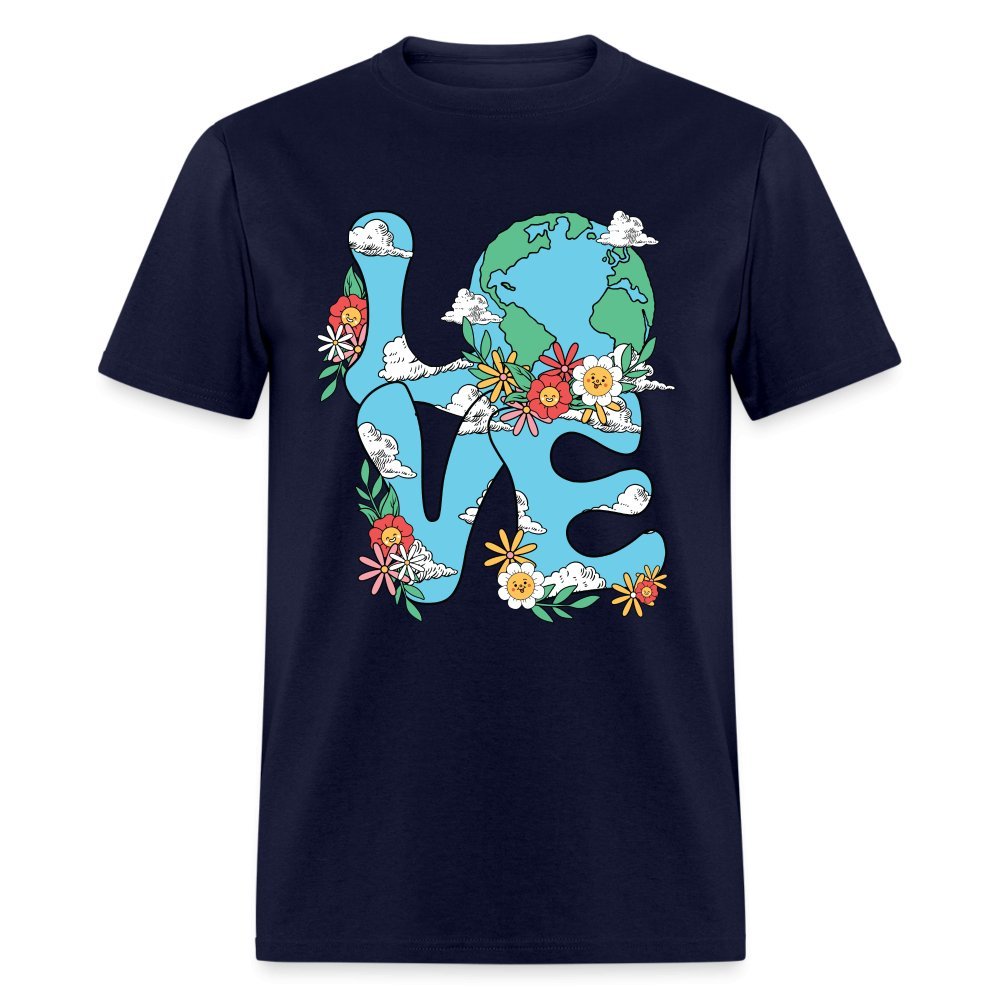 Planet's Natural Beauty T-Shirt (Earth Day) - navy