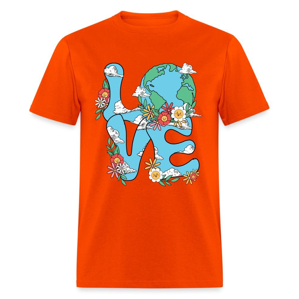 Planet's Natural Beauty T-Shirt (Earth Day) - orange