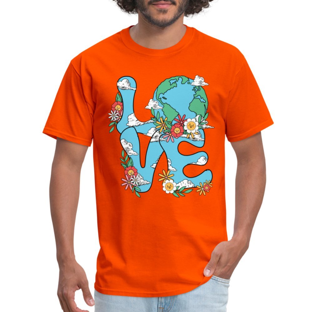 Planet's Natural Beauty T-Shirt (Earth Day) - orange