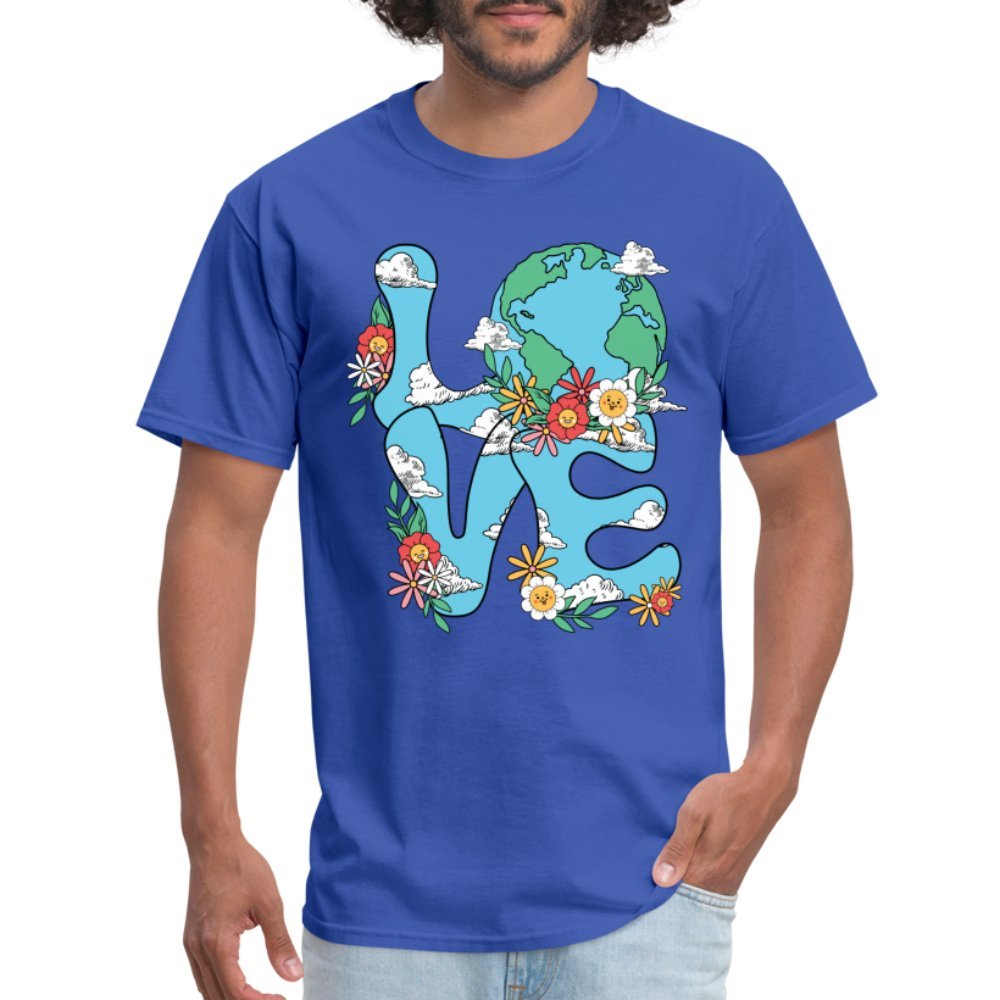 Planet's Natural Beauty T-Shirt (Earth Day) - royal blue