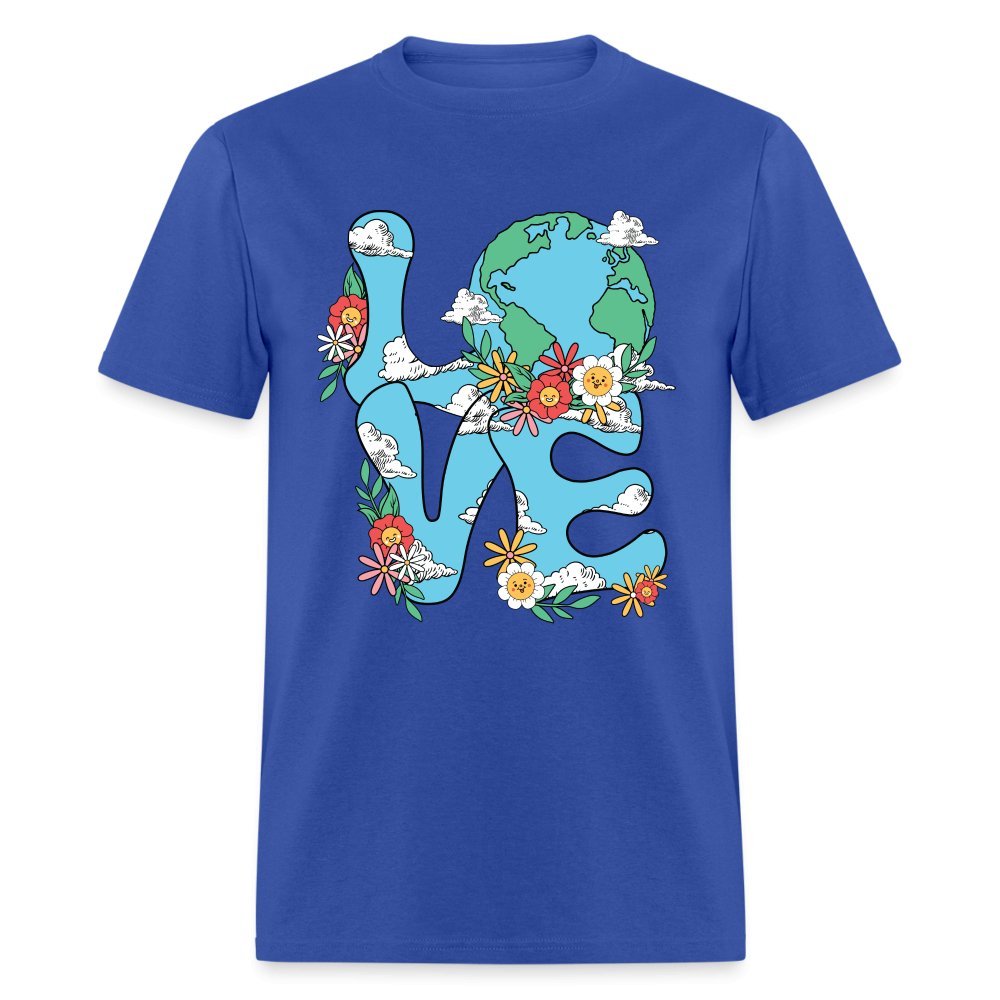 Planet's Natural Beauty T-Shirt (Earth Day) - royal blue