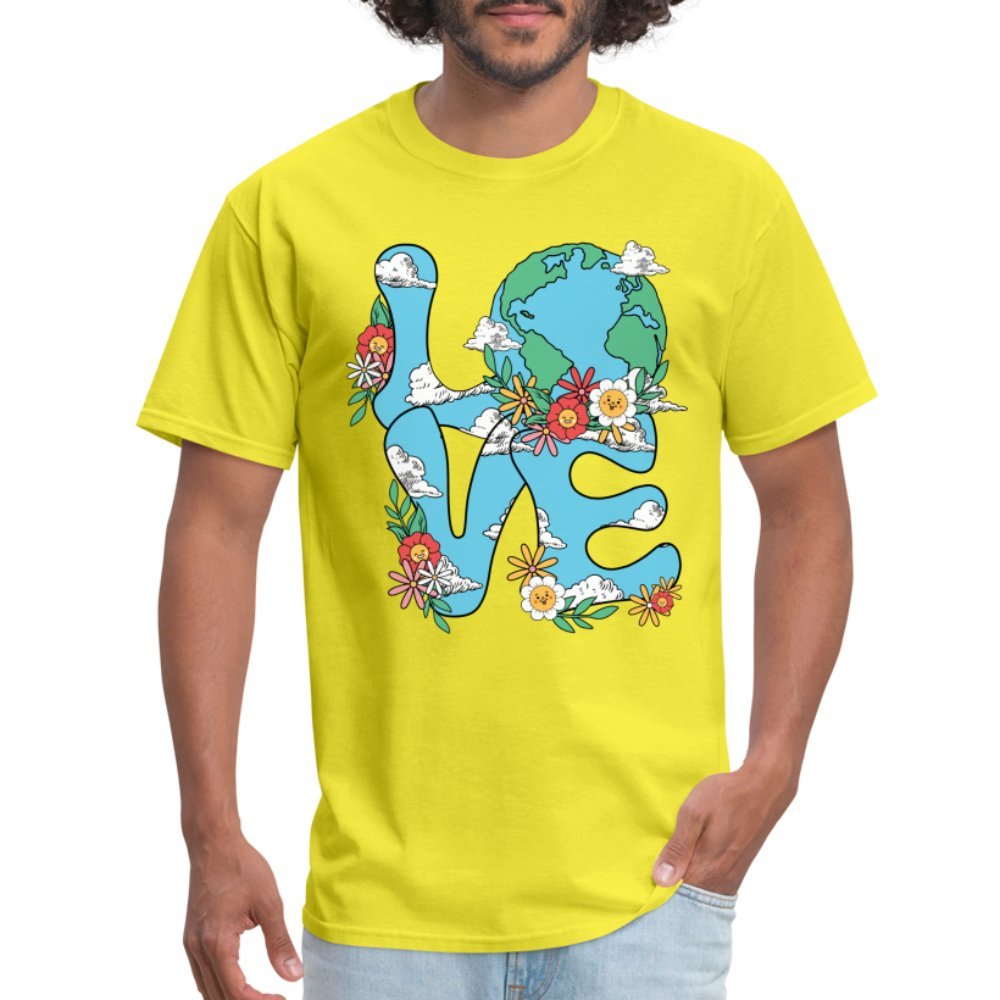 Planet's Natural Beauty T-Shirt (Earth Day) - yellow