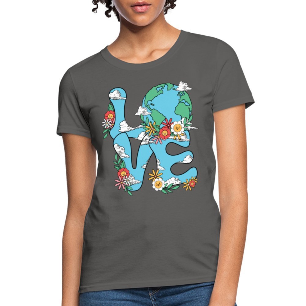 Planet's Natural Beauty Women's T-Shirt (Earth Day) - navy