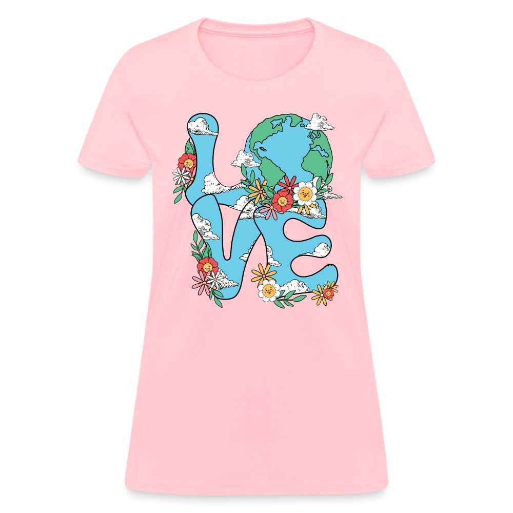 Planet's Natural Beauty Women's T-Shirt (Earth Day) - pink