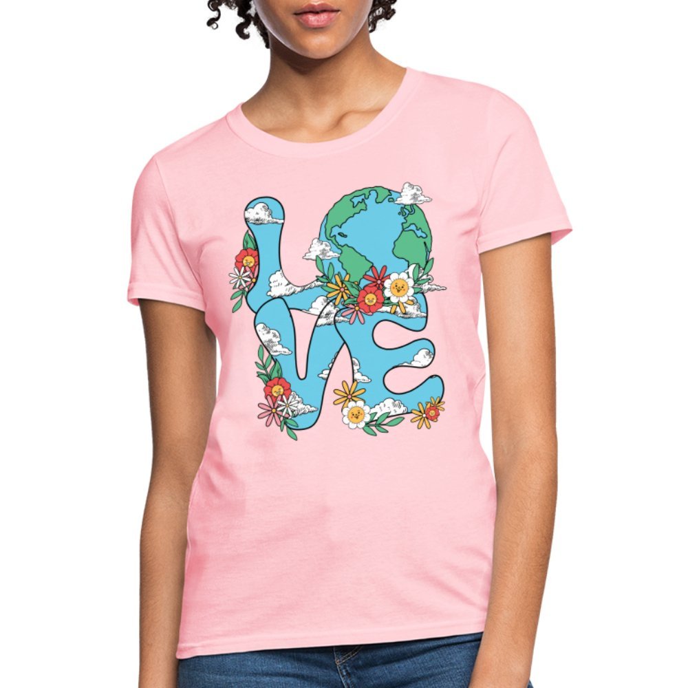 Planet's Natural Beauty Women's T-Shirt (Earth Day) - turquoise