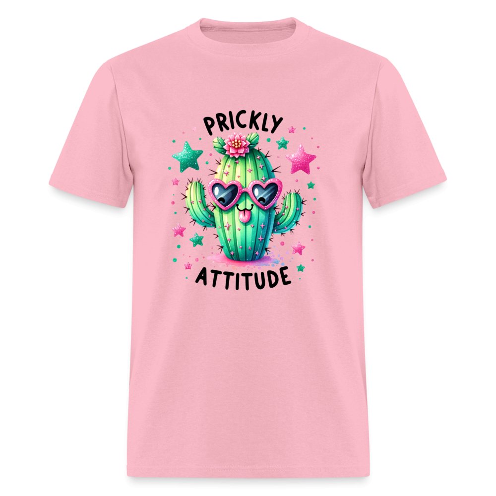 Prickly Attitude T-Shirt (Cactus with Attitude) - option1# - Unisex Classic T-Shirt | Fruit of the Loom 3930