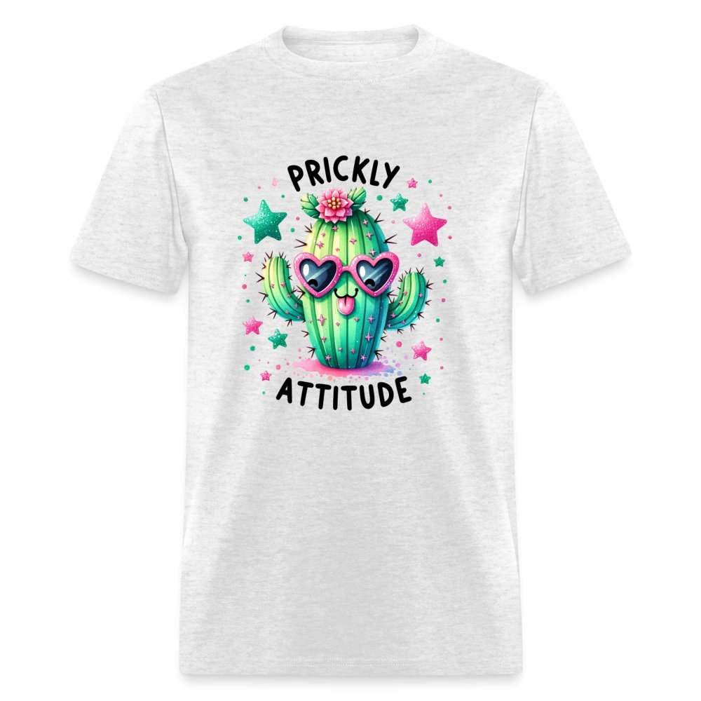 Prickly Attitude T-Shirt (Cactus with Attitude) - white