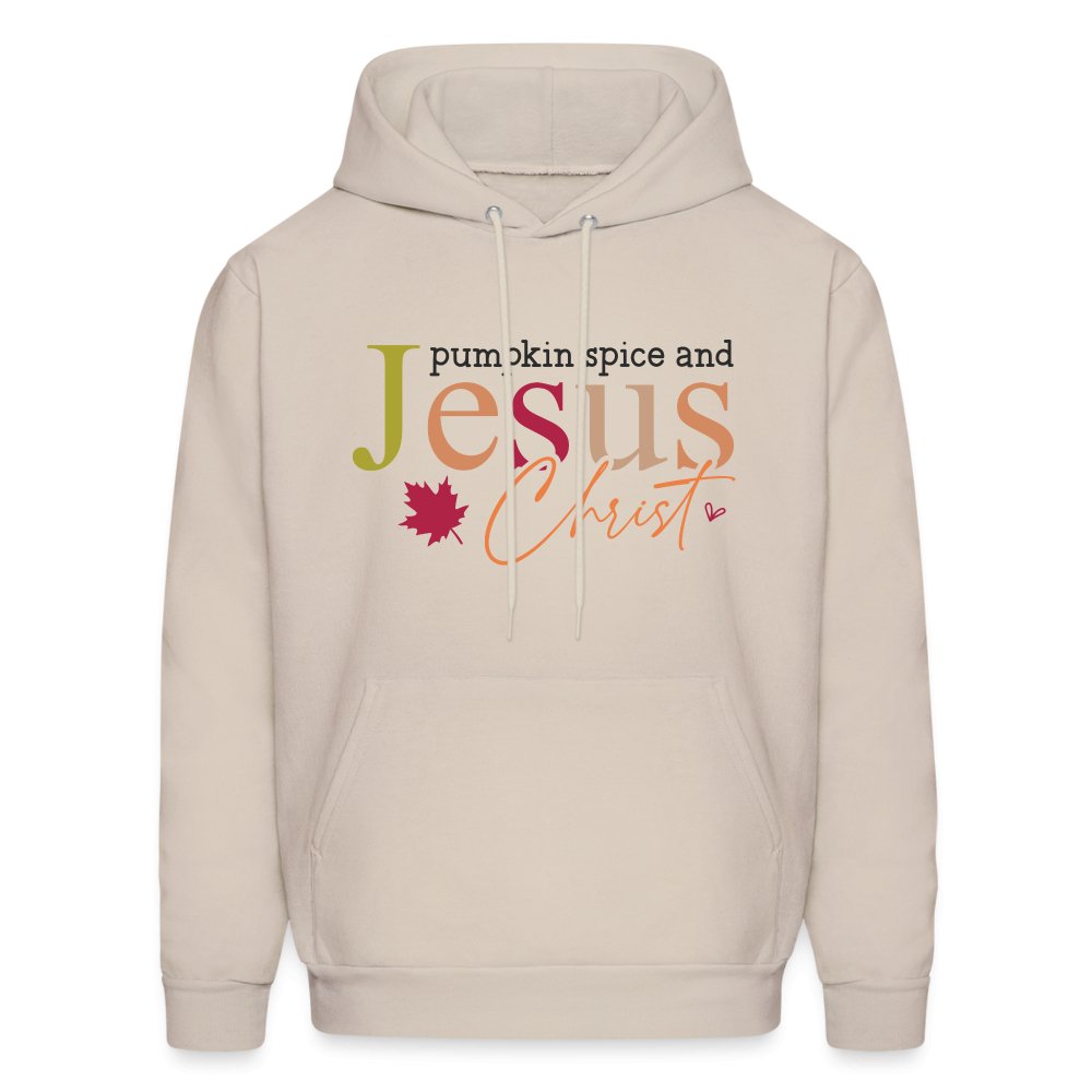 Pumpkin Spice and Jesus Christ Hoodie - Sand