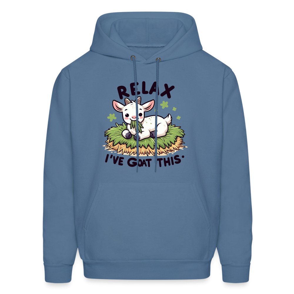 Relax I've Goat This Hoodie (Cute Goat) - asphalt gray