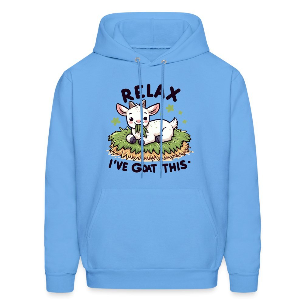 Relax I've Goat This Hoodie (Cute Goat) - carolina blue