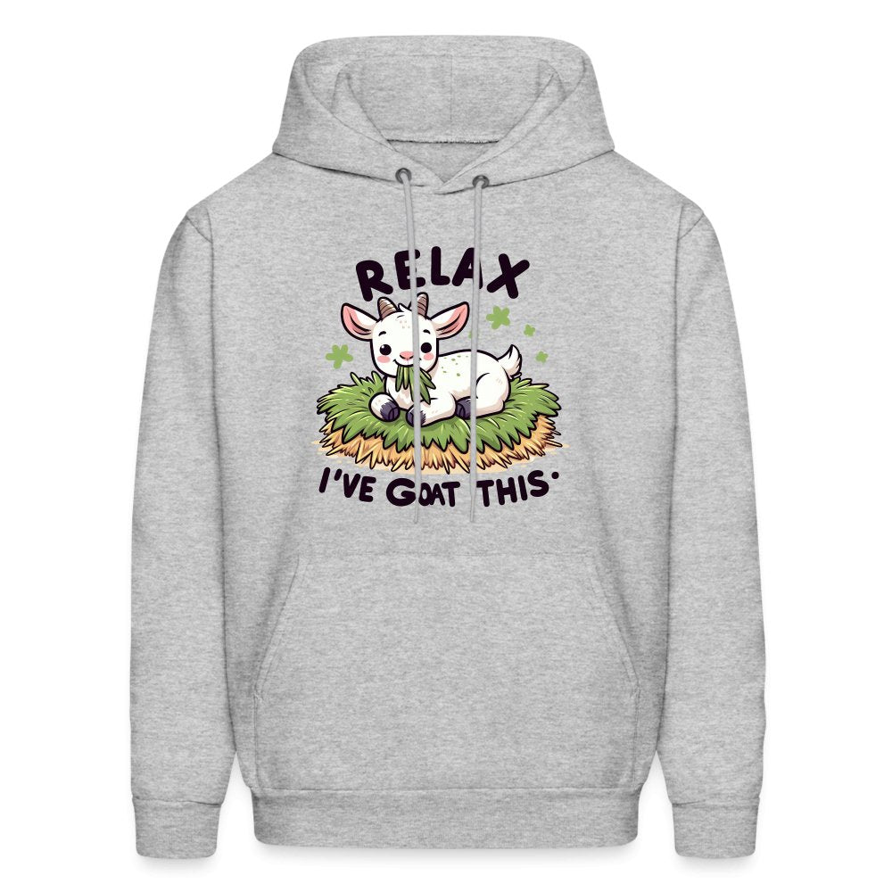 Relax I've Goat This Hoodie (Cute Goat) - heather gray