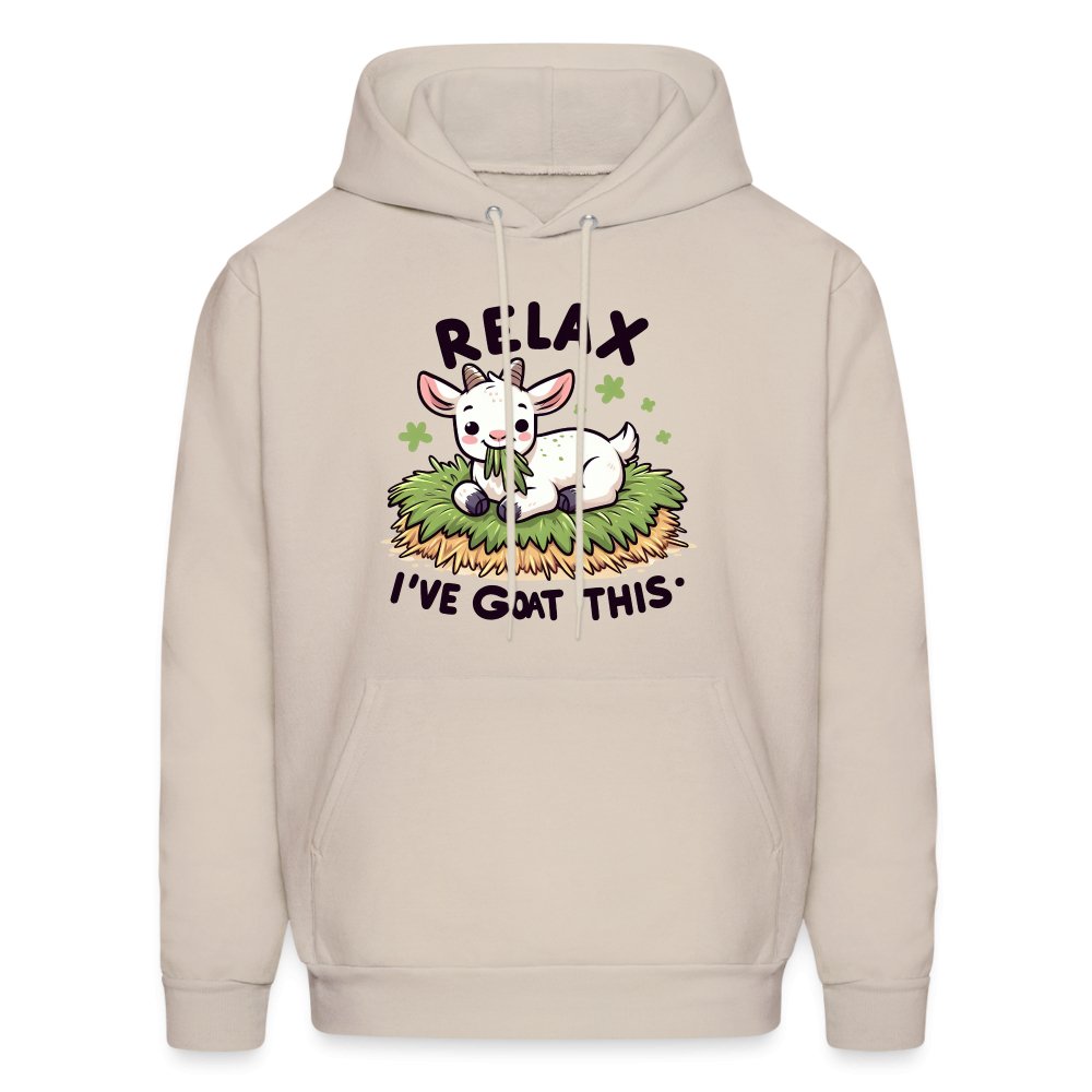 Relax I've Goat This Hoodie (Cute Goat) - Sand