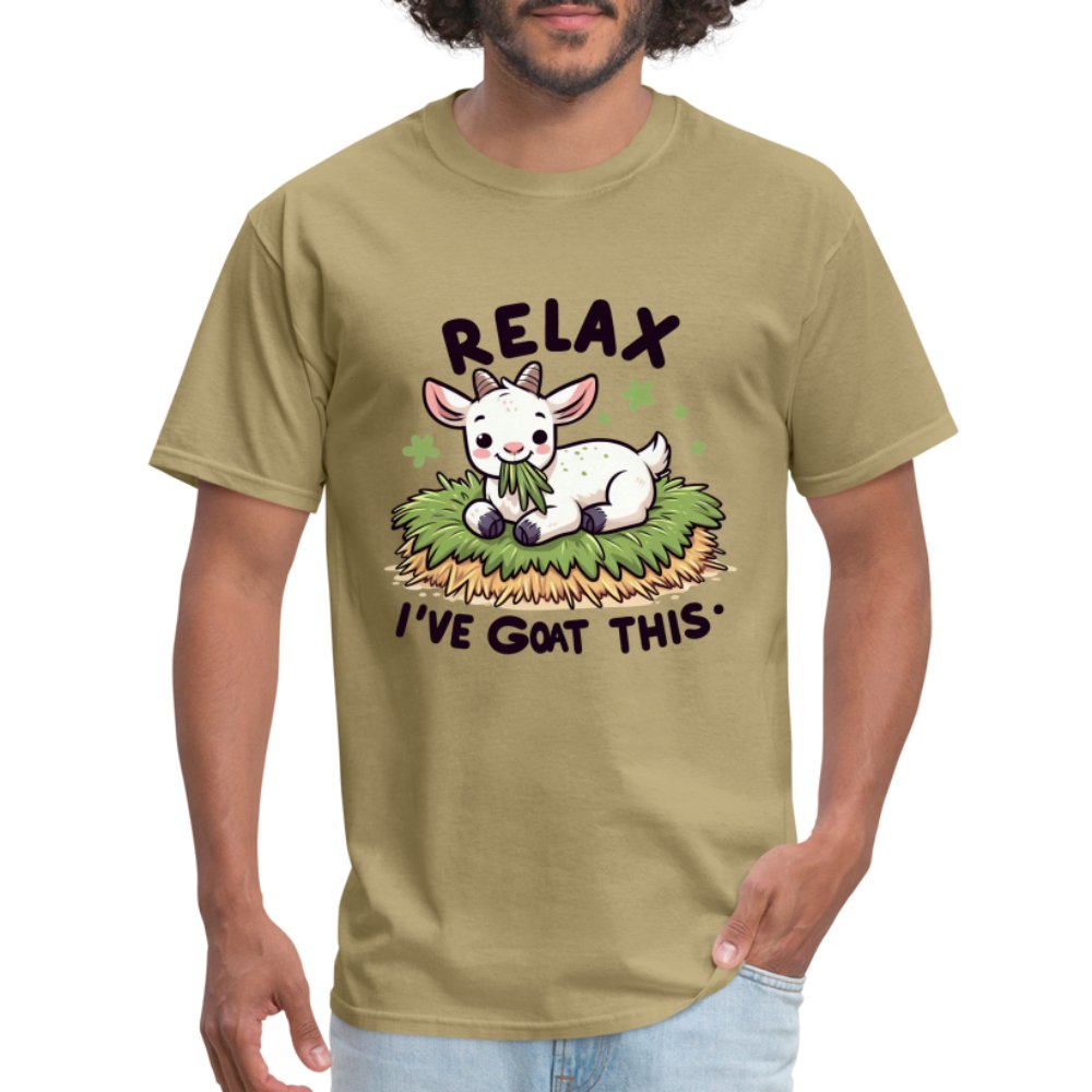 Relax I've Goat This T-Shirt (Cute Goat) - orange