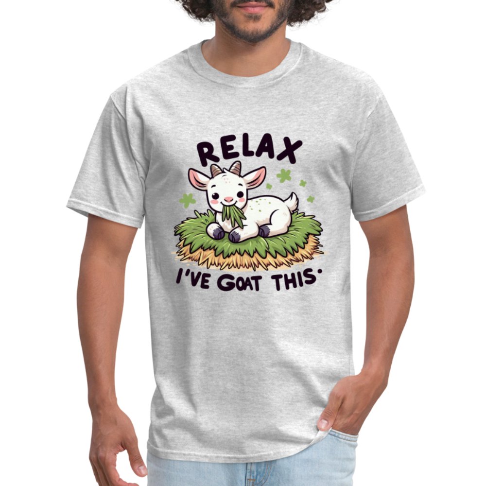 Relax I've Goat This T-Shirt (Cute Goat) - white