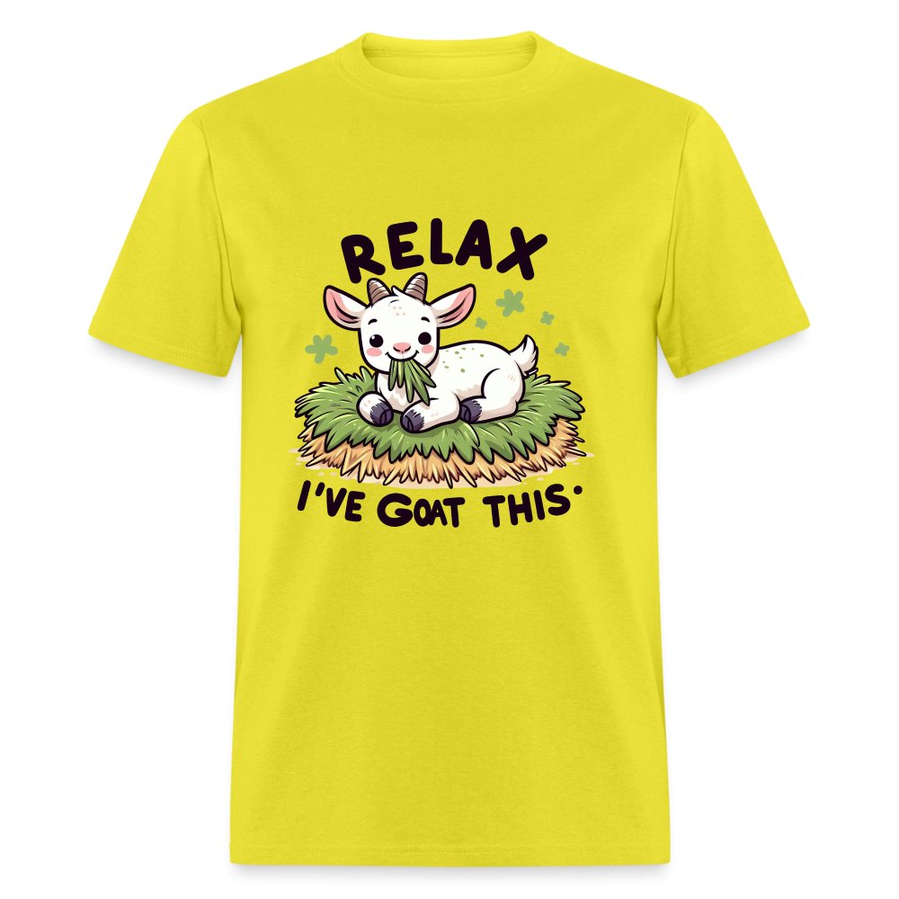 Relax I've Goat This T-Shirt (Cute Goat) - option1# - Unisex Classic T-Shirt | Fruit of the Loom 3930