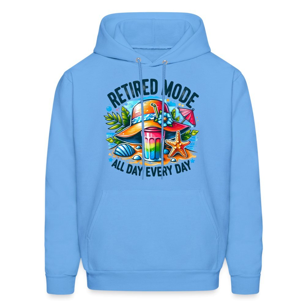 Retired Mode Hoodie - carolina blue