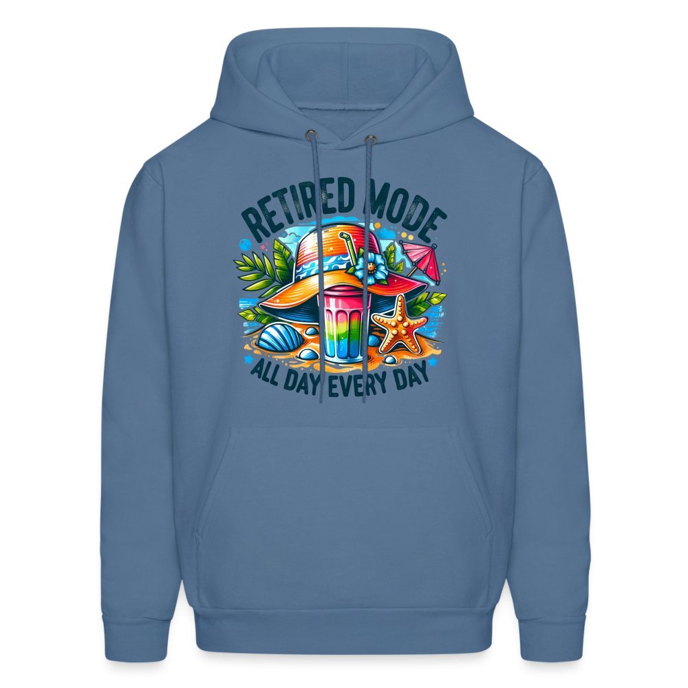 Retired Mode Hoodie - denim blue