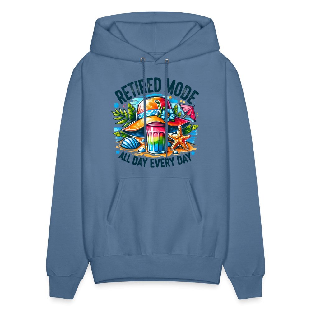 Retired Mode Hoodie - denim blue