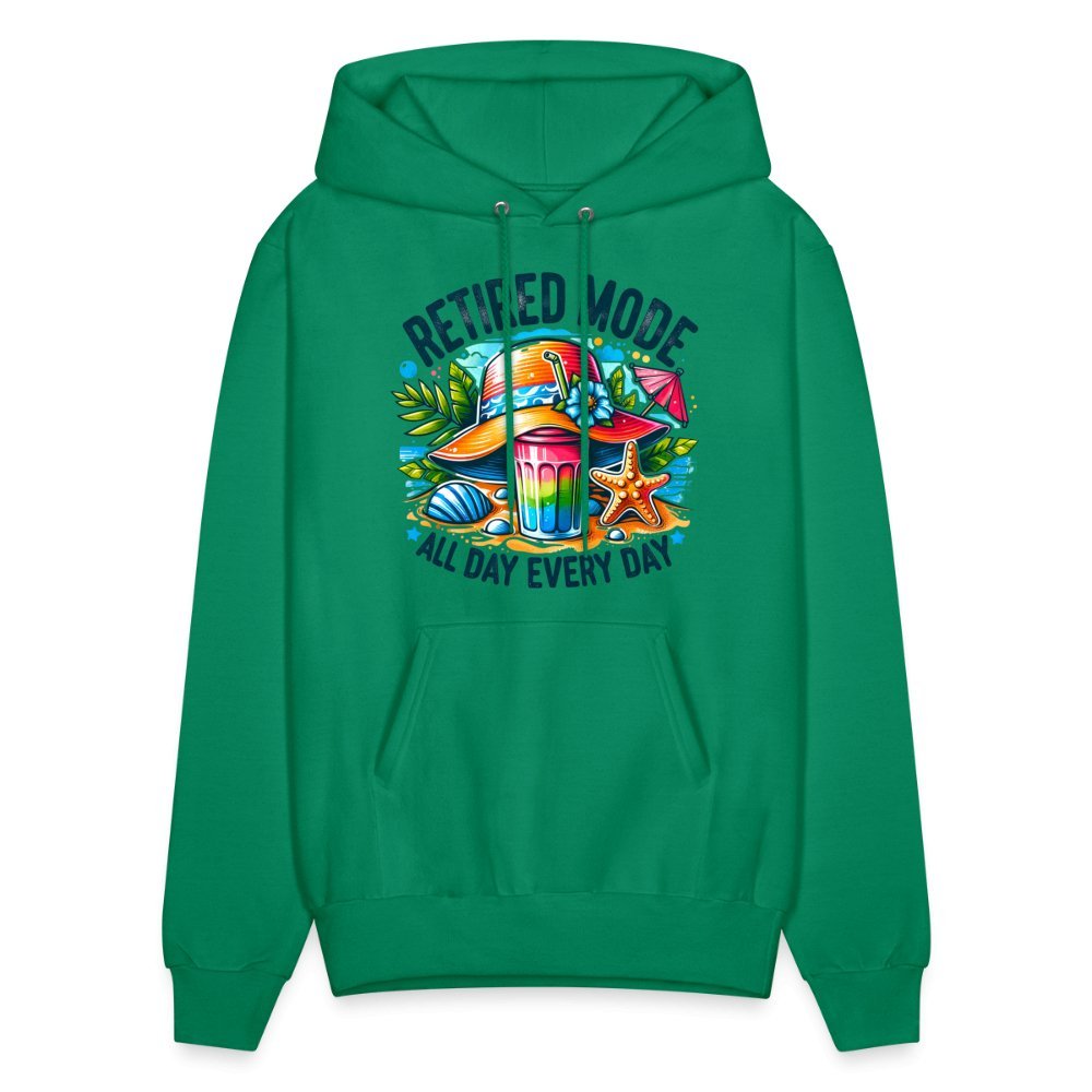 Retired Mode Hoodie - kelly green