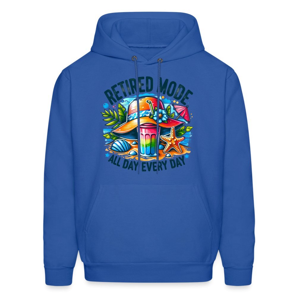 Retired Mode Hoodie - royal blue