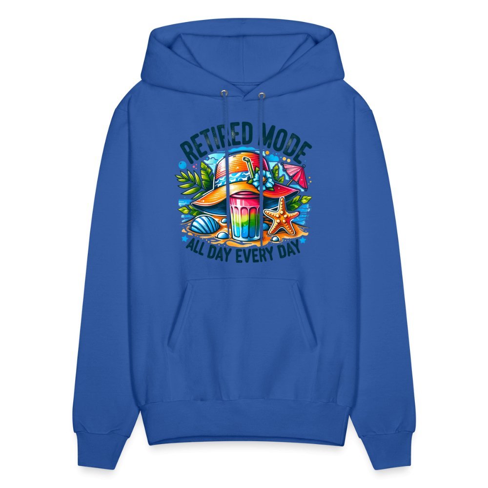 Retired Mode Hoodie - royal blue