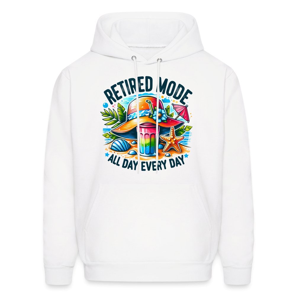 Retired Mode Hoodie - white