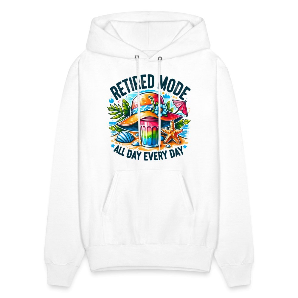 Retired Mode Hoodie - white