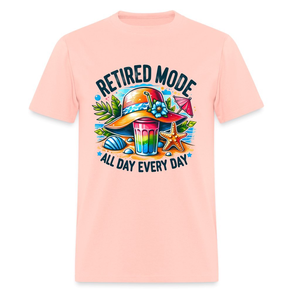 Retired Mode T-Shirt - blush pink