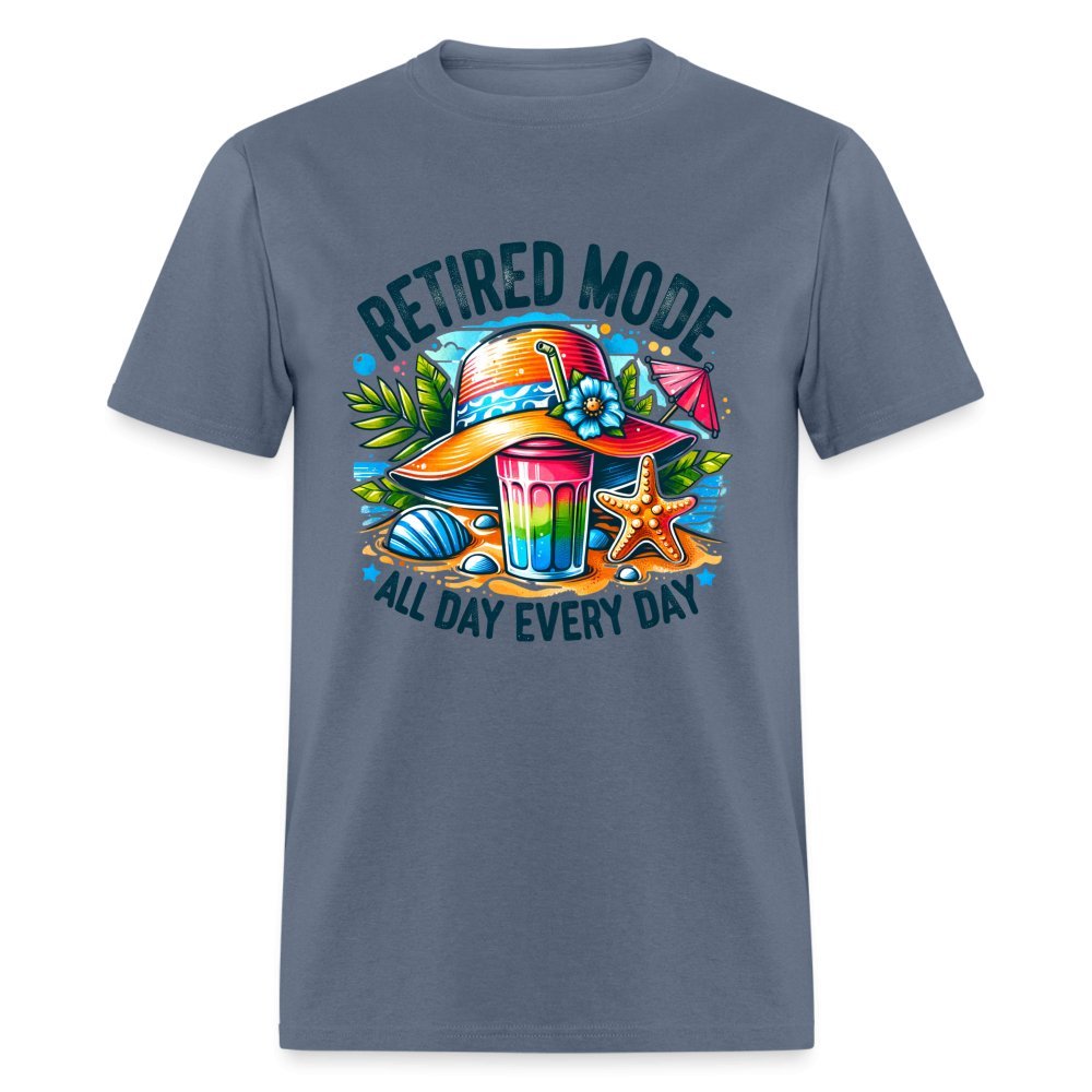 Retired Mode T-Shirt - denim