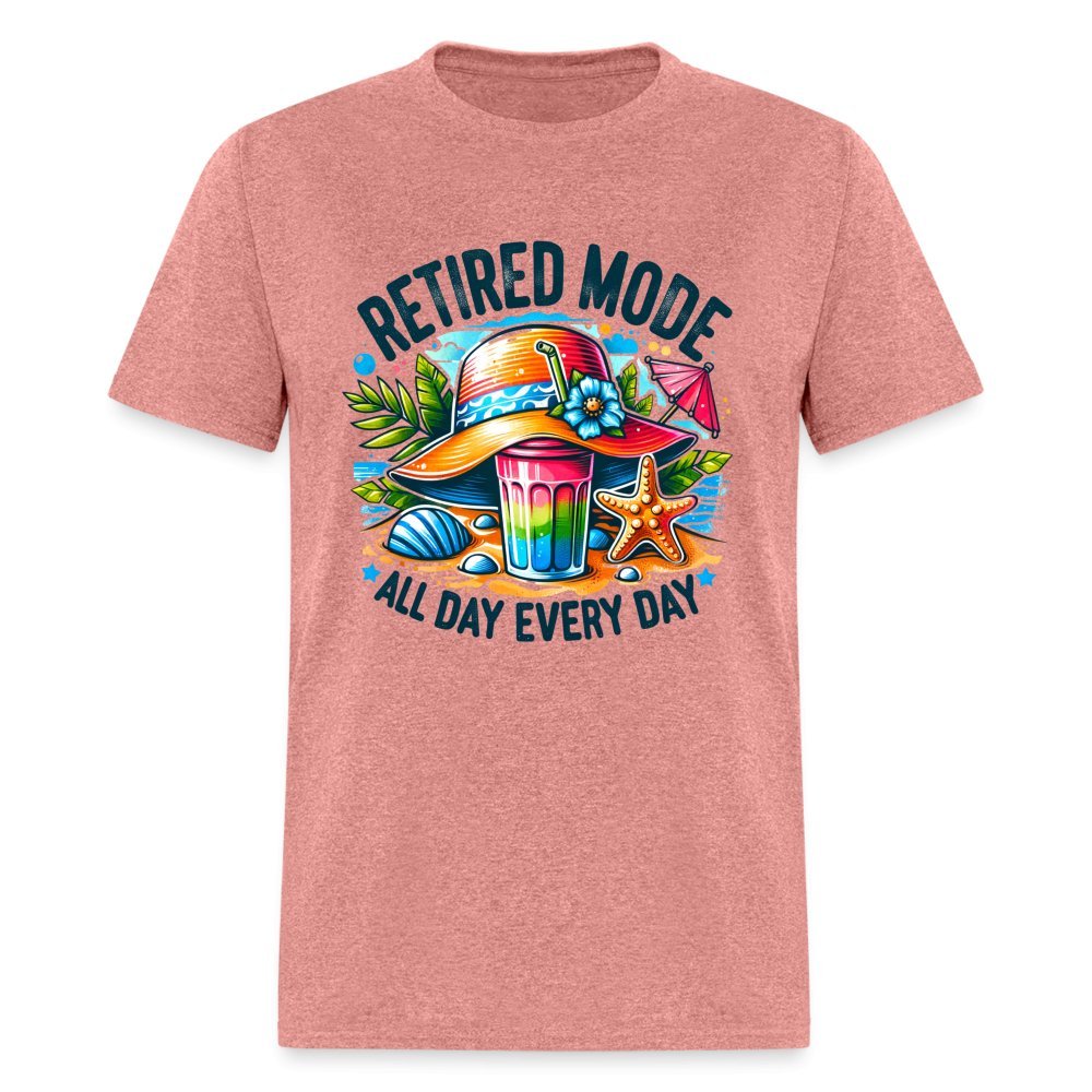 Retired Mode T-Shirt - heather mauve