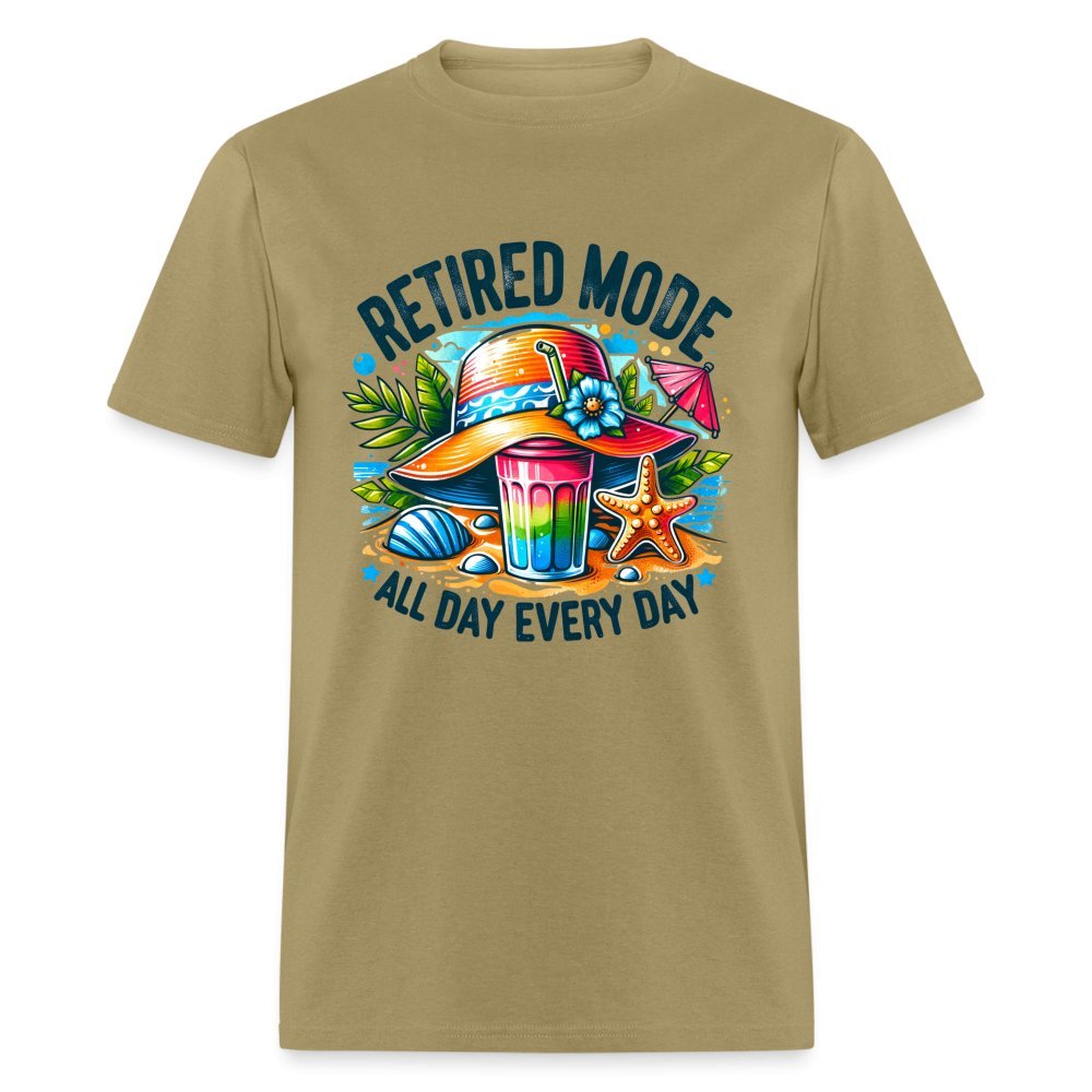 Retired Mode T-Shirt - khaki