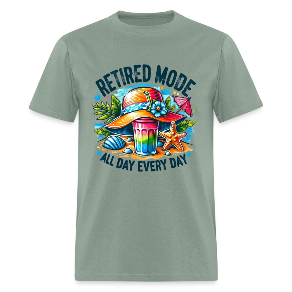 Retired Mode T-Shirt - sage