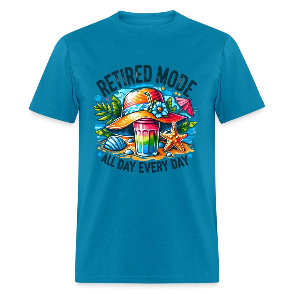 Retired Mode T-Shirt - turquoise