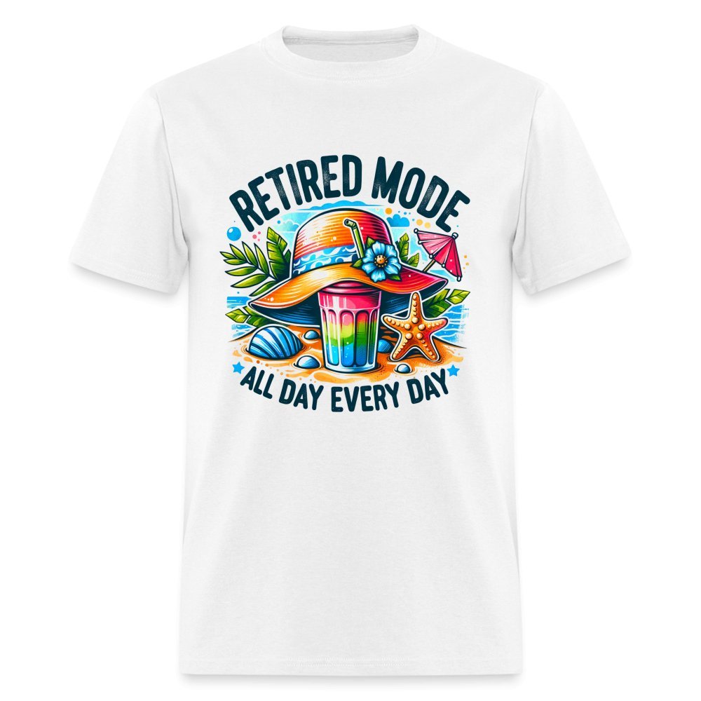 Retired Mode T-Shirt - white