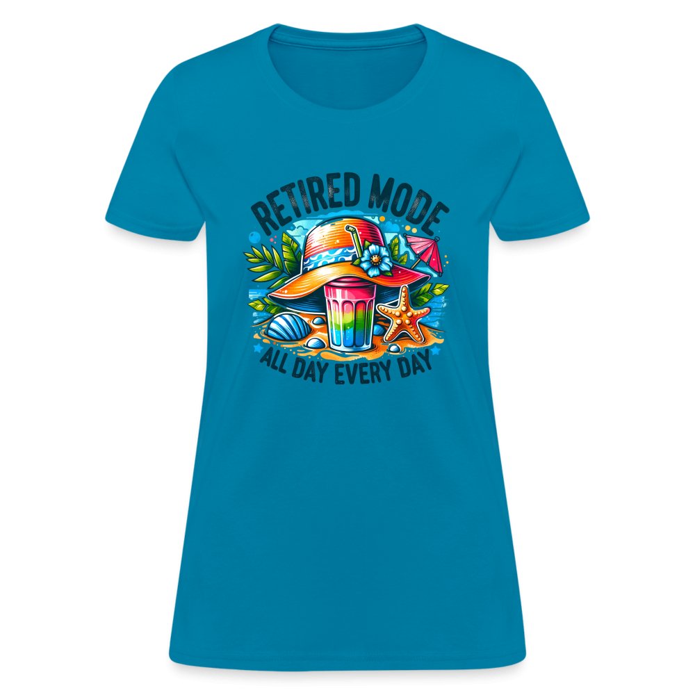 Retired Mode Women's Contoured T-Shirt - option1# - Women's T-Shirt | Fruit of the Loom L3930R