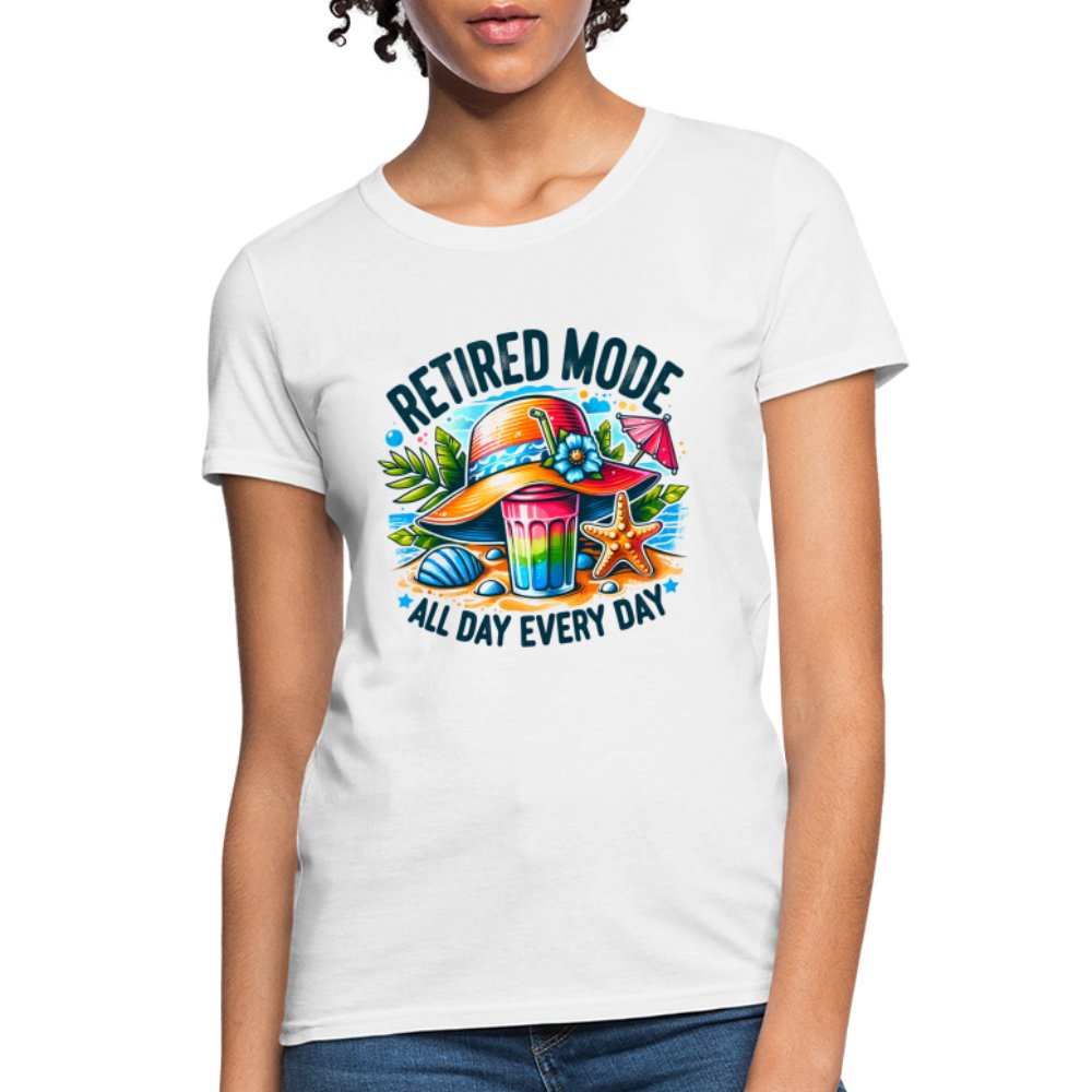 Retired Mode Women's Contoured T-Shirt - option1# - Women's T-Shirt | Fruit of the Loom L3930R