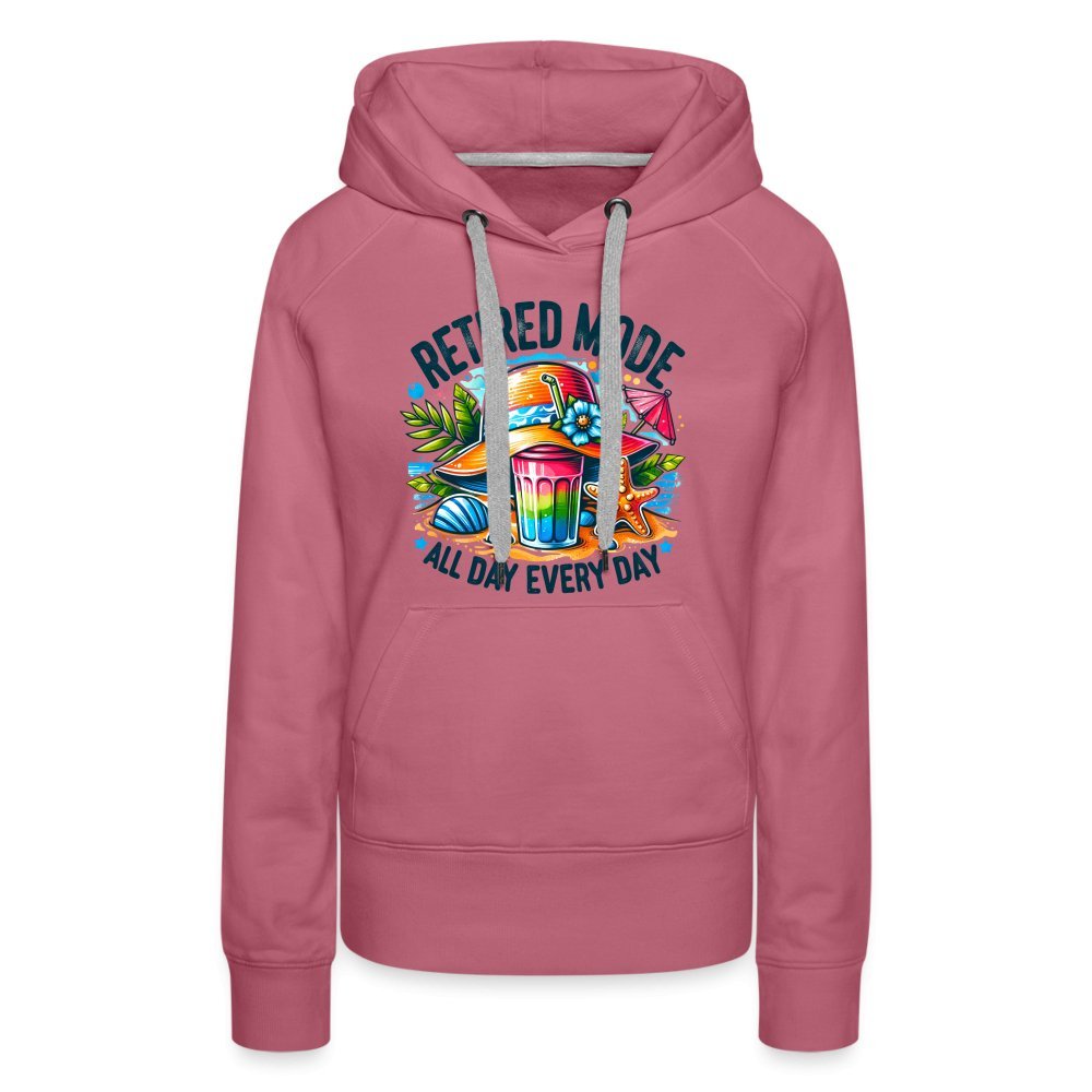 Retired Mode Women’s Premium Hoodie - mauve