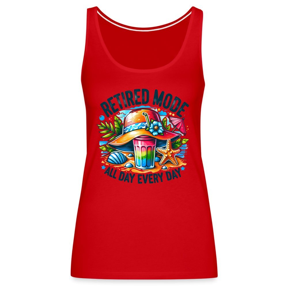 Retired Mode Women’s Premium Tank Top - red