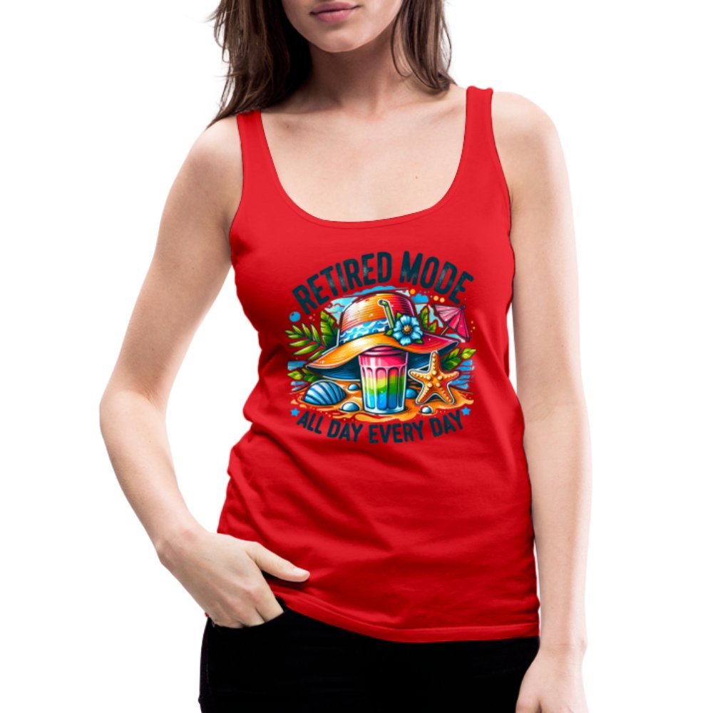 Retired Mode Women’s Premium Tank Top - red