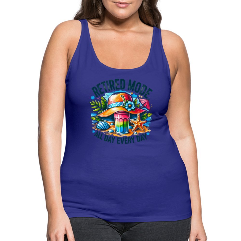 Retired Mode Women’s Premium Tank Top - royal blue