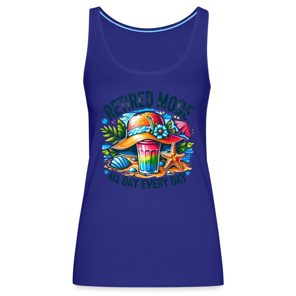 Retired Mode Women’s Premium Tank Top - royal blue