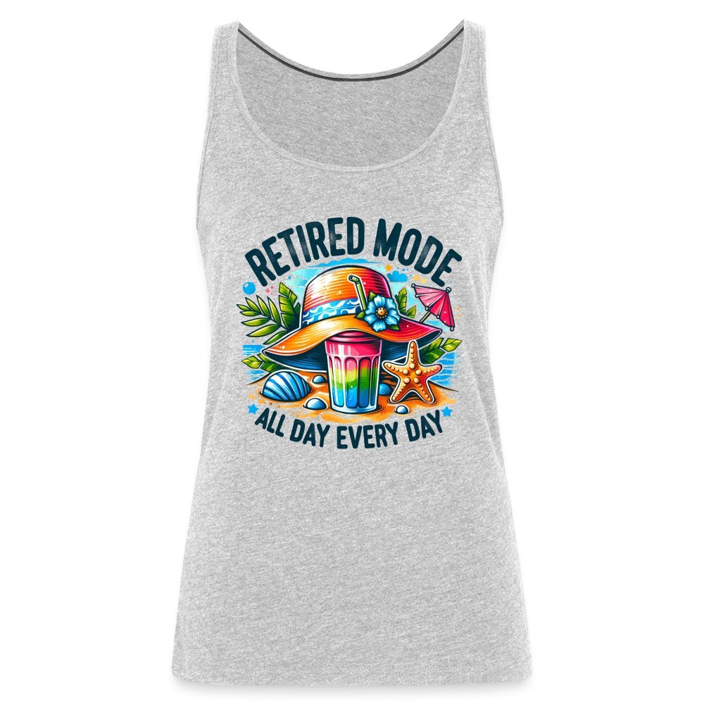 Retired Mode Women’s Premium Tank Top - white