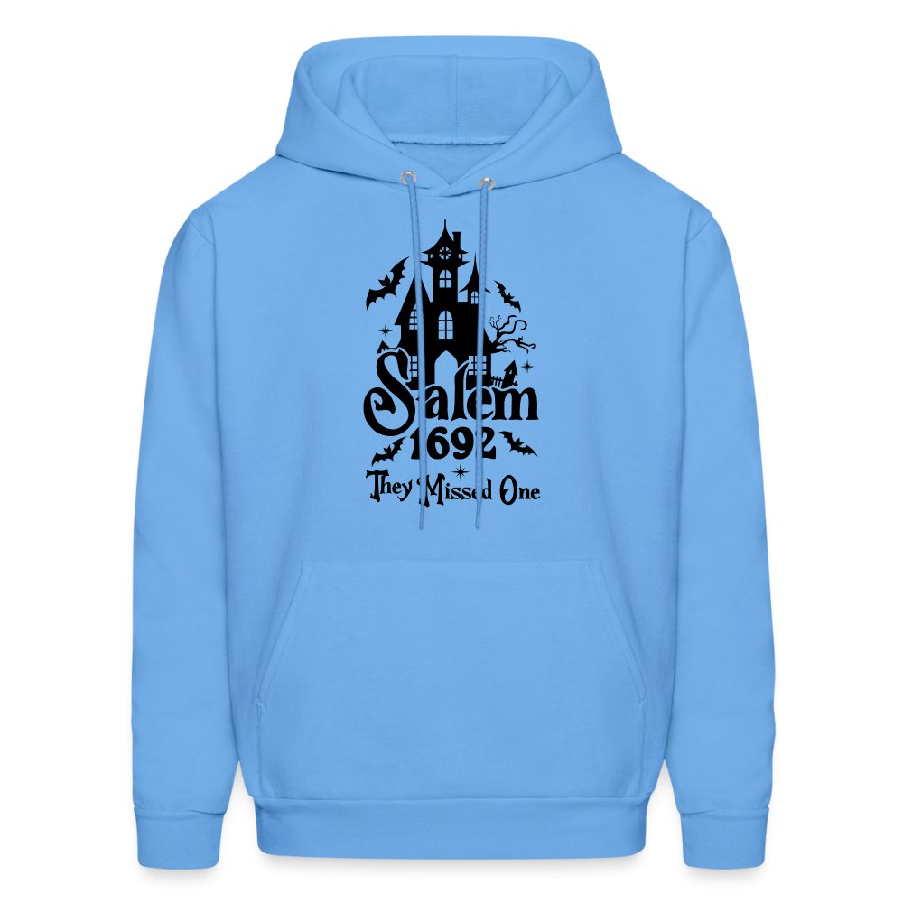 Salem 1692 - They Missed One Hoodie (Halloween Witch) - carolina blue