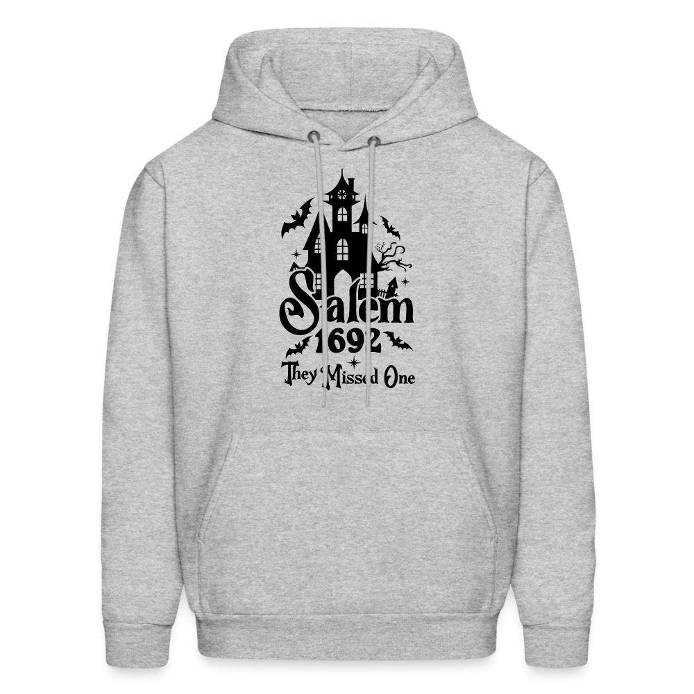 Salem 1692 - They Missed One Hoodie (Halloween Witch) - heather gray