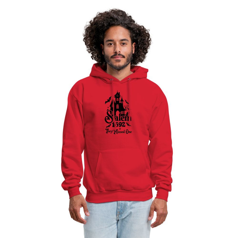 Salem 1692 - They Missed One Hoodie (Halloween Witch) - red